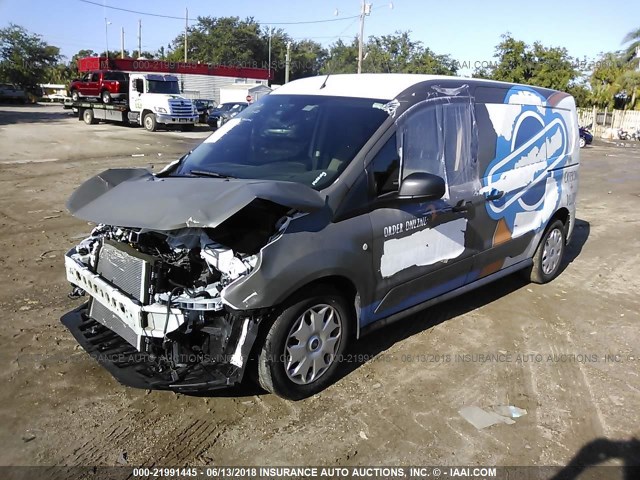 NM0LS7F74H1336385 - 2017 FORD TRANSIT CONNECT XLT WHITE photo 2