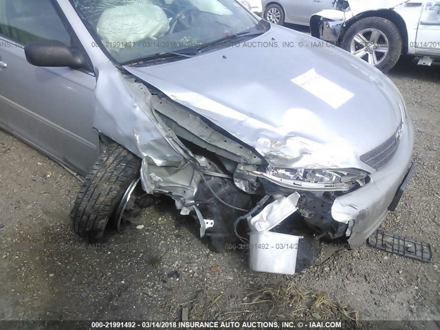 4T1BE32K44U357346 - 2004 TOYOTA CAMRY LE/XLE/SE SILVER photo 6