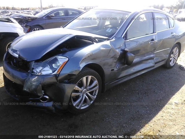 JNKAY01E48M604631 - 2008 INFINITI M35 SPORT Light Blue photo 6