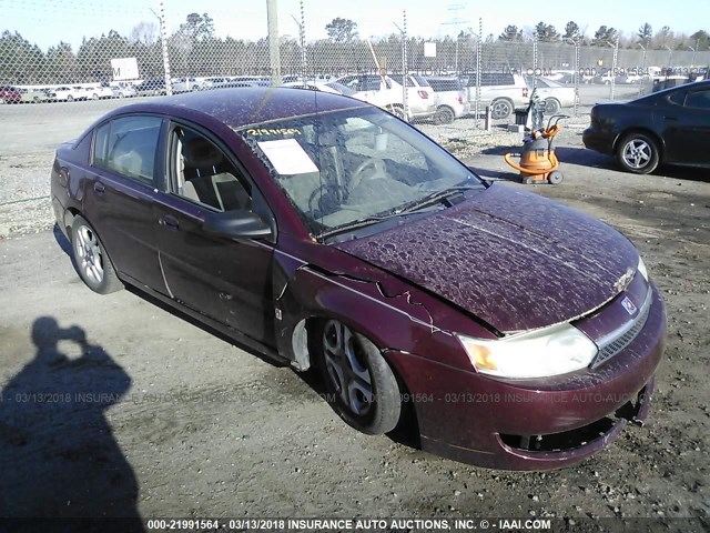 1G8AL52F23Z171269 - 2003 SATURN ION LEVEL 3 BURGUNDY photo 1
