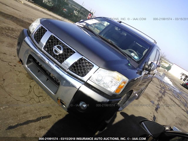 5N1AA08B55N708838 - 2005 NISSAN ARMADA SE/LE GRAY photo 2