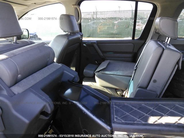 5N1AA08B55N708838 - 2005 NISSAN ARMADA SE/LE GRAY photo 8