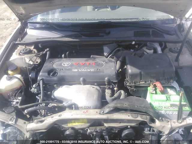 4T1BE32K65U045014 - 2005 TOYOTA CAMRY LE/XLE/SE TAN photo 10