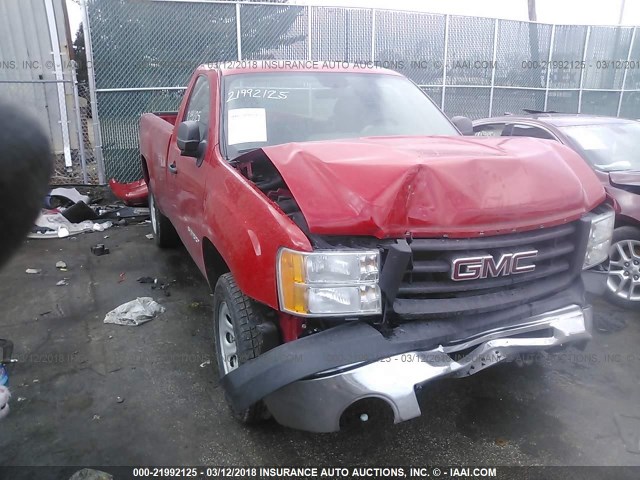 1GTN1TEX6BZ155449 - 2011 GMC SIERRA C1500 RED photo 1