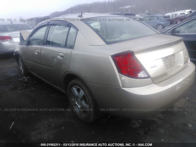 1G8AL55F37Z184825 - 2007 SATURN ION LEVEL 3 GOLD photo 3