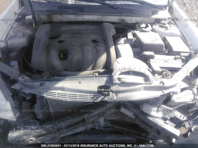 KNAGE123485248390 - 2008 KIA OPTIMA LX/EX WHITE photo 10