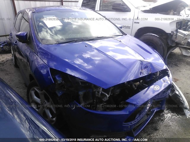 1FADP3L99FL279177 - 2015 FORD FOCUS ST BLUE photo 1