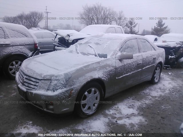 1G6DM57N730173008 - 2003 CADILLAC CTS GOLD photo 2