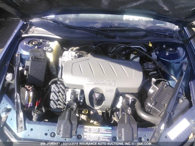 2G2WP582761239104 - 2006 PONTIAC GRAND PRIX ტურკოუსი ფოტო 10
