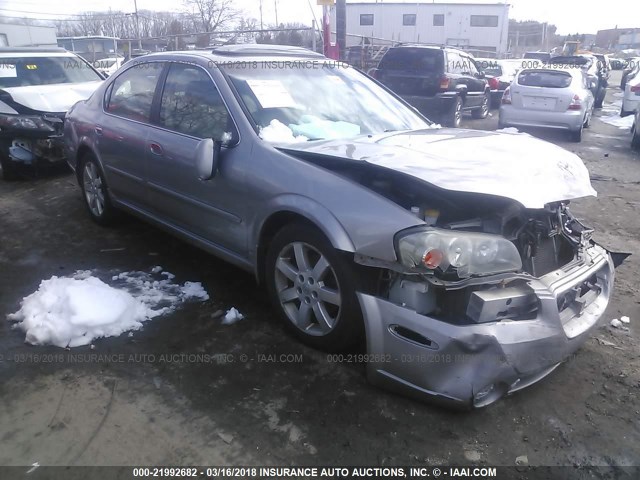 JN1DA31A02T317708 - 2002 NISSAN MAXIMA GLE/SE SILVER photo 1