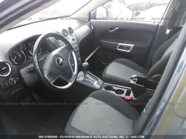 3GNFL3EK8DS517694 - 2013 CHEVROLET CAPTIVA LT GRAY photo 5