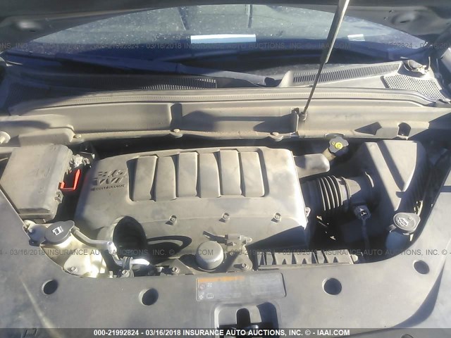 1GKKVRED0BJ292521 - 2011 GMC ACADIA SLT-1 Srebrny zdjęcie 10