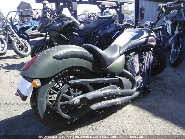 5VPLB36N2G3050338 - 2016 VICTORY MOTORCYCLES GUNNER Yaşıl foto 4