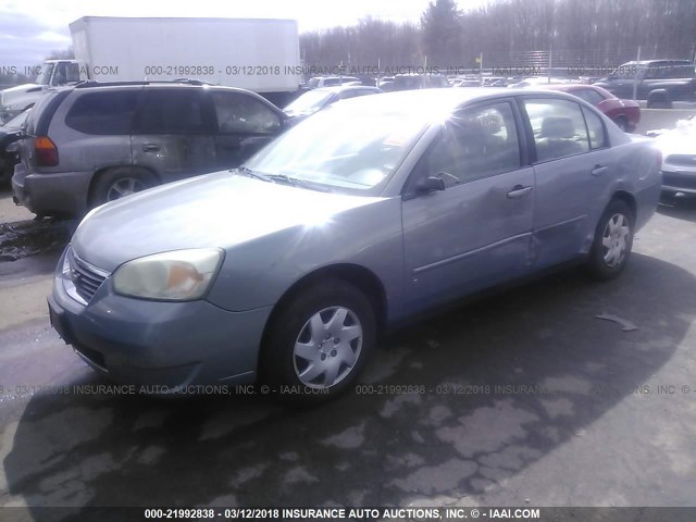 1G1ZS57F87F267749 - 2007 CHEVROLET MALIBU LS 蓝色 照片 2