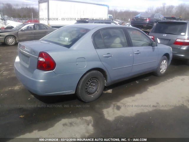1G1ZS57F87F267749 - 2007 CHEVROLET MALIBU LS 蓝色 照片 4