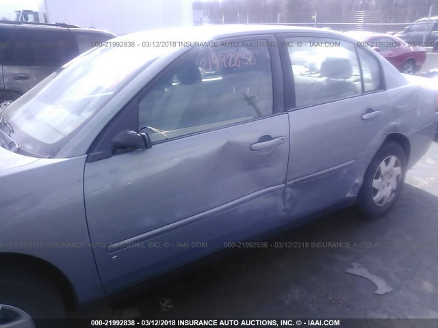 1G1ZS57F87F267749 - 2007 CHEVROLET MALIBU LS 蓝色 照片 6