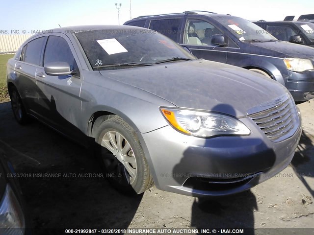 1C3CCBBGXDN527230 - 2013 CHRYSLER 200 TOURING SILVER photo 1