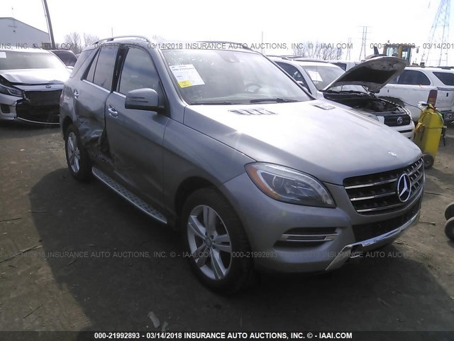 4JGDA5HB5EA276527 - 2014 MERCEDES-BENZ ML 350 4MATIC SILVER photo 6
