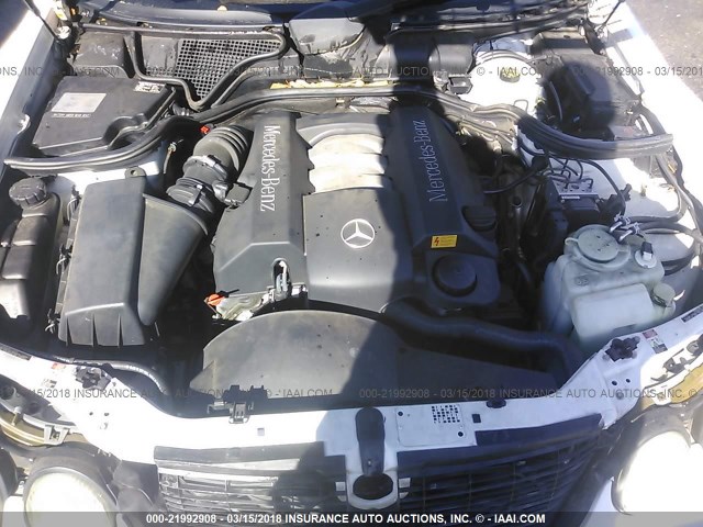 WDBJF65F5WA664704 - 1998 MERCEDES-BENZ E 320 WHITE photo 10