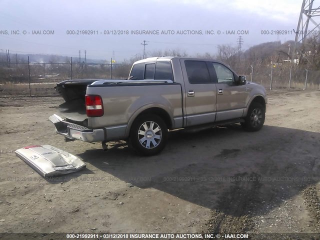 5LTPW18566FJ08547 - 2006 LINCOLN MARK LT GOLD photo 4