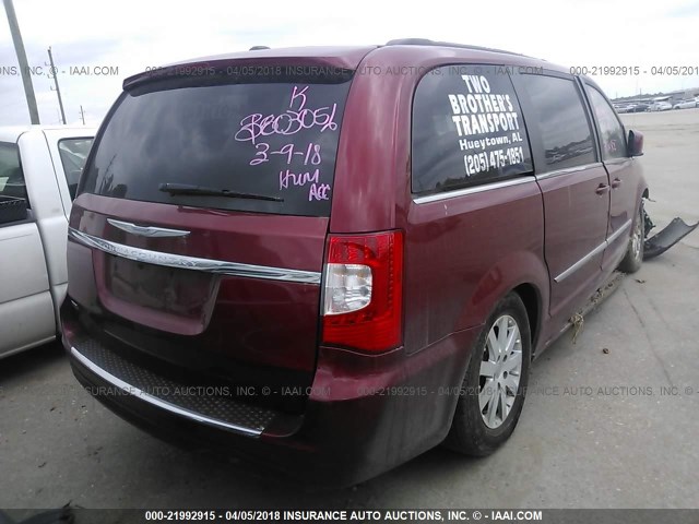 2C4RC1BG7ER439126 - 2014 CHRYSLER TOWN & COUNTRY TOURING MAROON photo 4