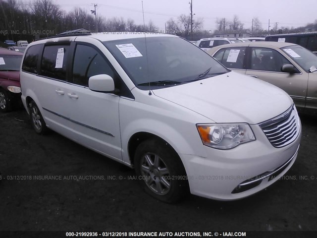 2A4RR5DG1BR727443 - 2011 CHRYSLER TOWN & COUNTRY TOURING WHITE photo 1