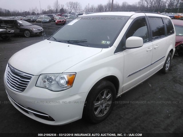 2A4RR5DG1BR727443 - 2011 CHRYSLER TOWN & COUNTRY TOURING WHITE photo 2