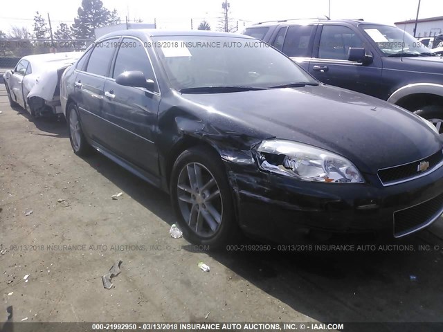 2G1WC5E36E1135781 - 2014 CHEVROLET IMPALA LIMITED LTZ BLACK photo 6