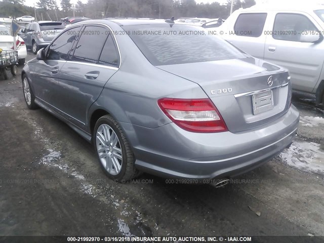 WDDGF81X18F059967 - 2008 MERCEDES-BENZ C 300 4MATIC GRAY photo 3