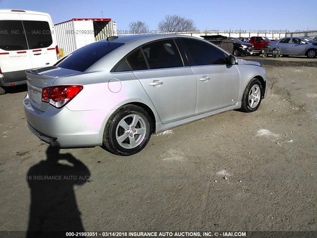 1G1PE5SB6G7124375 - 2016 CHEVROLET CRUZE LIMITED LT SILVER photo 4