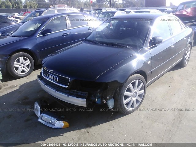 WAUDH68D51A125430 - 2001 AUDI A4 2.8 QUATTRO BLACK photo 2