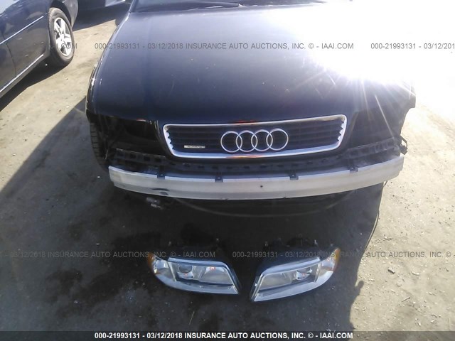 WAUDH68D51A125430 - 2001 AUDI A4 2.8 QUATTRO BLACK photo 6