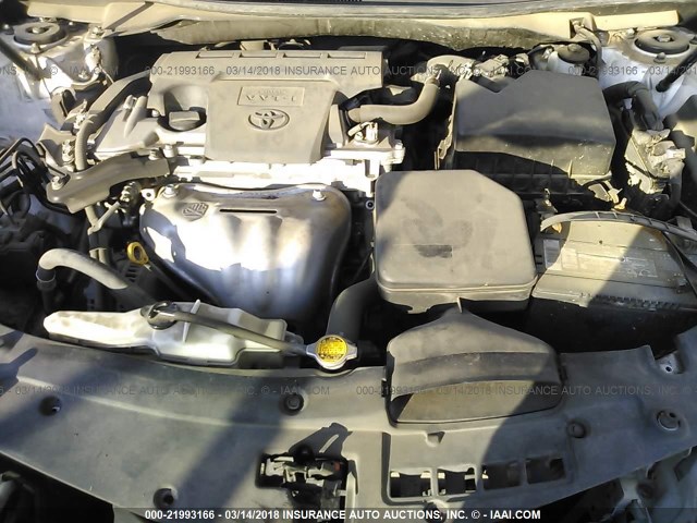 4T1BF1FK8CU551436 - 2012 TOYOTA CAMRY SE/LE/XLE Белый фото 10