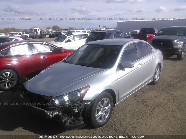 1HGCP2F61CA244059 - 2012 HONDA ACCORD SE SILVER photo 2