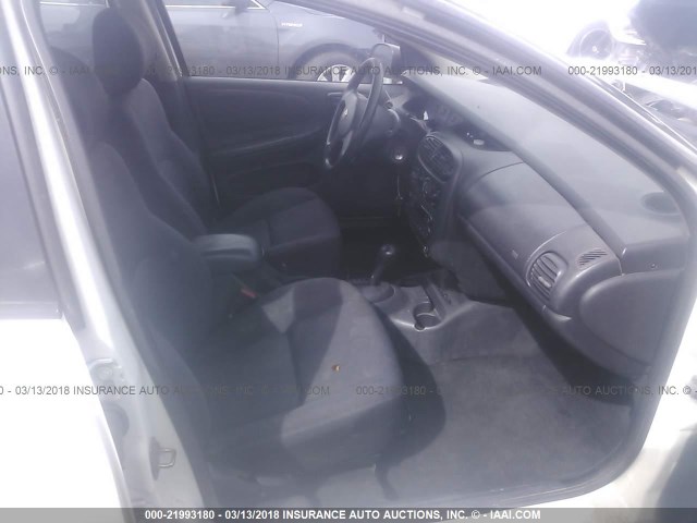 1B3ES26CX3D172015 - 2003 DODGE NEON SE WHITE photo 5