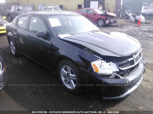 1B3CC1FB1AN175575 - 2010 DODGE AVENGER EXPRESS BLACK photo 1