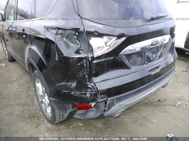 1FMCU0J97EUB96383 - 2014 FORD ESCAPE TITANIUM BLACK photo 6