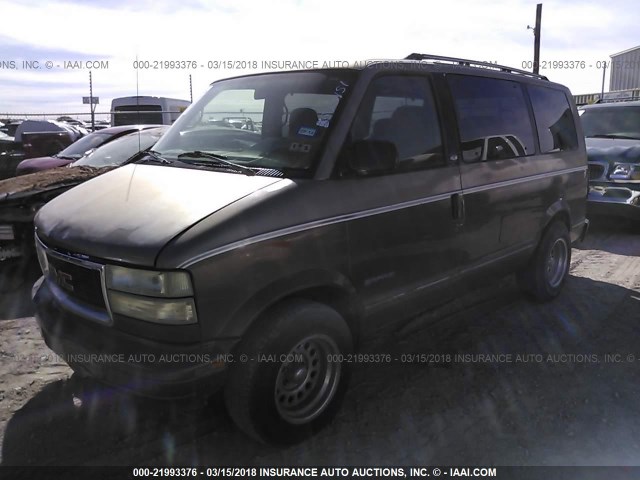 1GKDM19W6SB503451 - 1995 GMC SAFARI XT BROWN photo 2