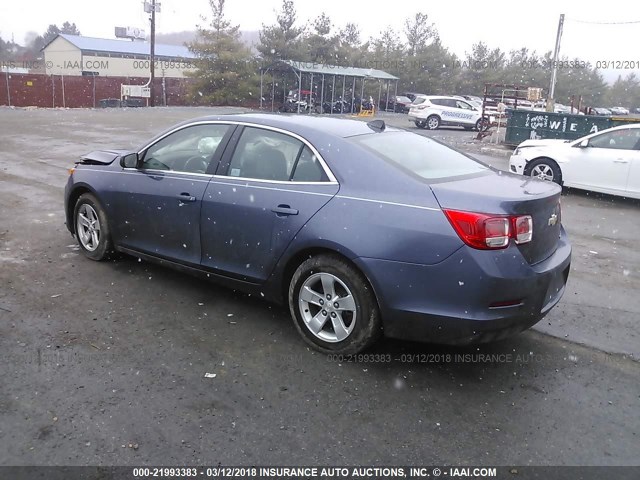 1G11B5SL5EF185176 - 2014 CHEVROLET MALIBU LS 蓝色 照片 3