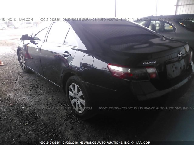 4T1BE46KX7U562514 - 2007 TOYOTA CAMRY NEW GENERAT CE/LE/XLE/SE BLACK photo 3