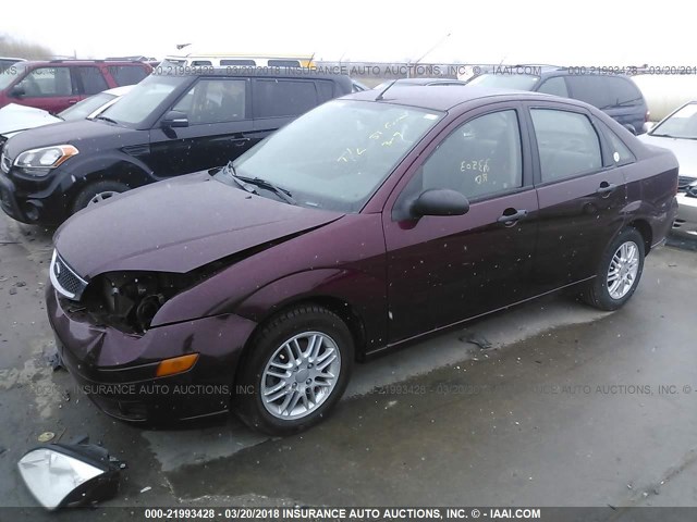 1FAFP34N77W331555 - 2007 FORD FOCUS ZX4/S/SE/SES 红色 照片 2