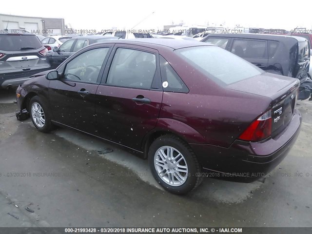 1FAFP34N77W331555 - 2007 FORD FOCUS ZX4/S/SE/SES 红色 照片 3