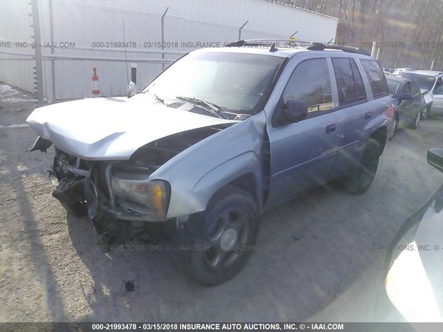 1GNDT13S262339617 - 2006 CHEVROLET TRAILBLAZER LS/LT Mavi foto 2
