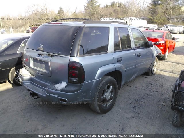 1GNDT13S262339617 - 2006 CHEVROLET TRAILBLAZER LS/LT Mavi foto 4