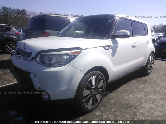 KNDJX3A59E7006759 - 2014 KIA SOUL ! WHITE photo 2