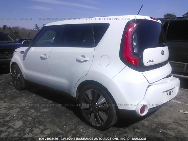 KNDJX3A59E7006759 - 2014 KIA SOUL ! WHITE photo 3