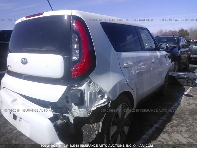 KNDJX3A59E7006759 - 2014 KIA SOUL ! WHITE photo 4