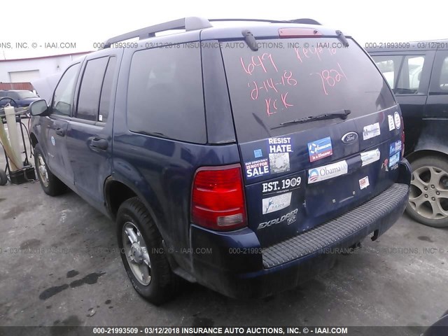1FMZU73KX5ZA67821 - 2005 FORD EXPLORER XLT/XLT SPORT/NBX BLUE photo 3