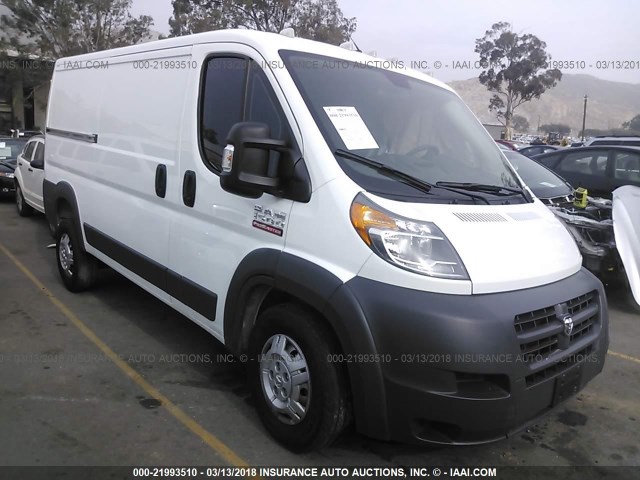 3C6TRVAG2HE531089 - 2017 RAM PROMASTER 1500 1500 STANDARD WHITE photo 1