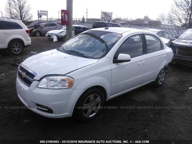 KL1TD5DE1BB204583 - 2011 CHEVROLET AVEO LS/LT 白色 照片 2